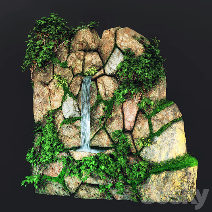 Decorative rock 3DS Max - thumbnail 1