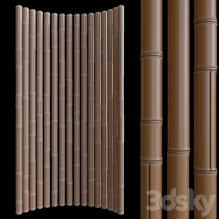 Decorative screen partition Vargov® Design – LC0266 3DS Max - thumbnail 2