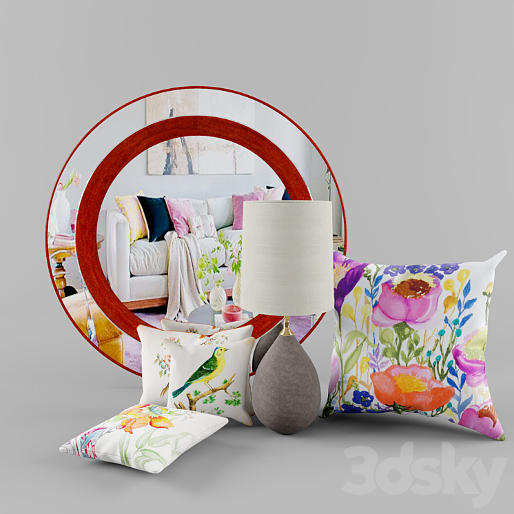 Decorative set 3DS Max - thumbnail 1