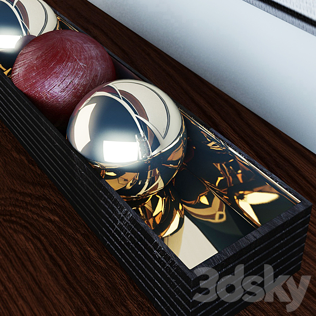 Decorative set 3DSMax File - thumbnail 3