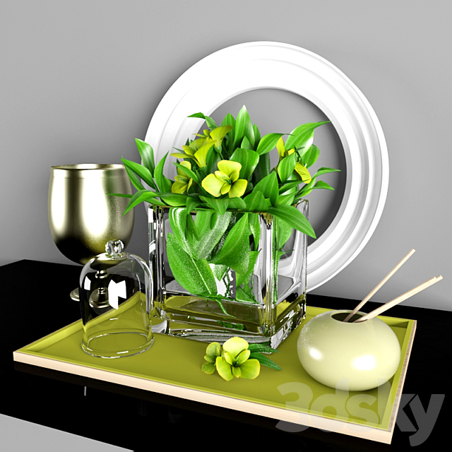 Decorative set 3DSMax File - thumbnail 1