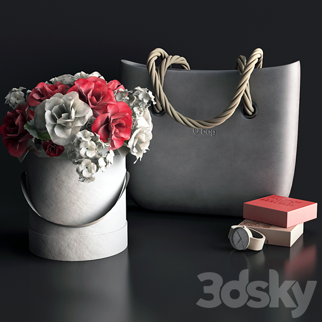 Decorative set O Bag 3ds Max - thumbnail 1