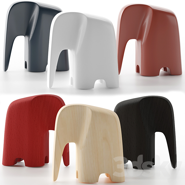 Decorative set Olifant 3DSMax File - thumbnail 1