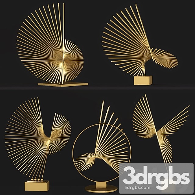 Decorative set spiral 3dsmax Download - thumbnail 1