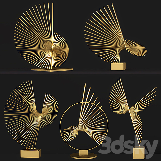 Decorative set Spiral 3DSMax File - thumbnail 1