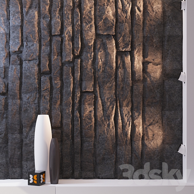 decorative stone. slate. 3DSMax File - thumbnail 1