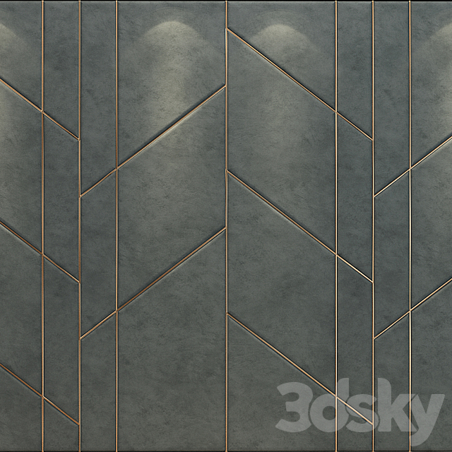 Decorative wall.03 3DS Max Model - thumbnail 2