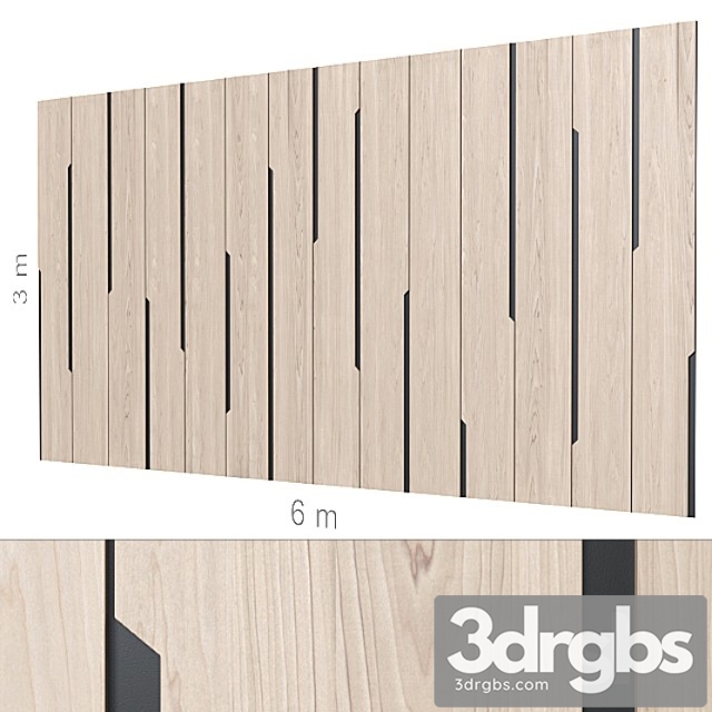 Decorative wall 155. 3dsmax Download - thumbnail 1