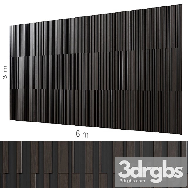 Decorative wall 168. 3dsmax Download - thumbnail 1