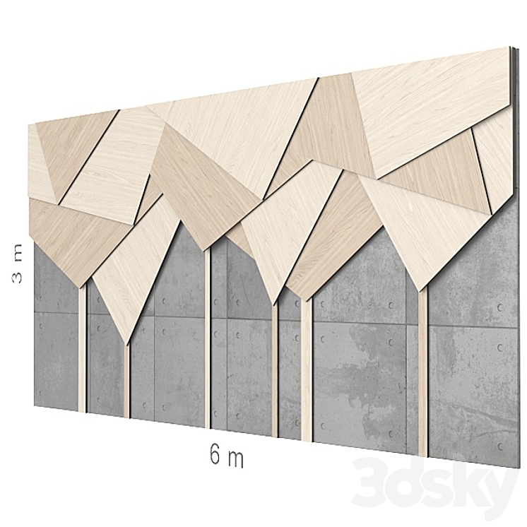 Decorative wall 18. 3DS Max - thumbnail 1