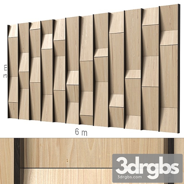 Decorative wall 193. 3dsmax Download - thumbnail 1