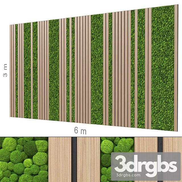 Decorative wall 224. 3dsmax Download - thumbnail 1