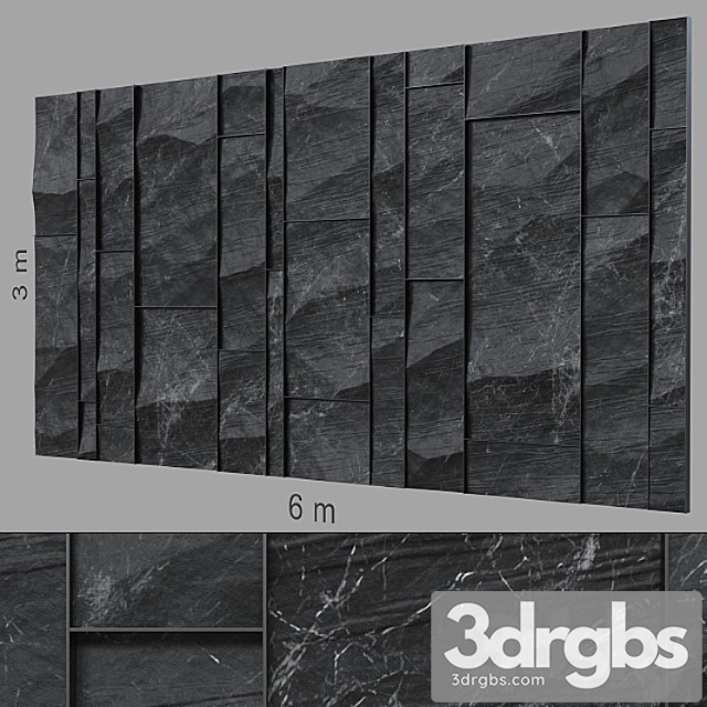 Decorative wall 225. 3dsmax Download - thumbnail 1