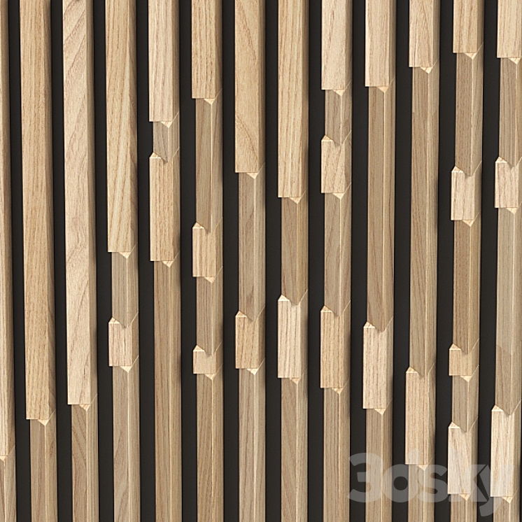 Decorative wall 233. 3DS Max - thumbnail 2