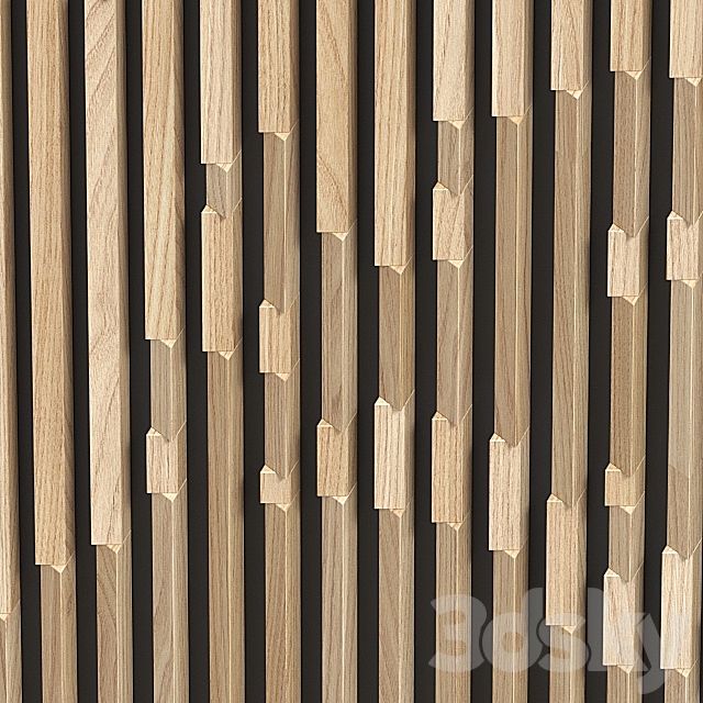 Decorative wall 233. 3DSMax File - thumbnail 2