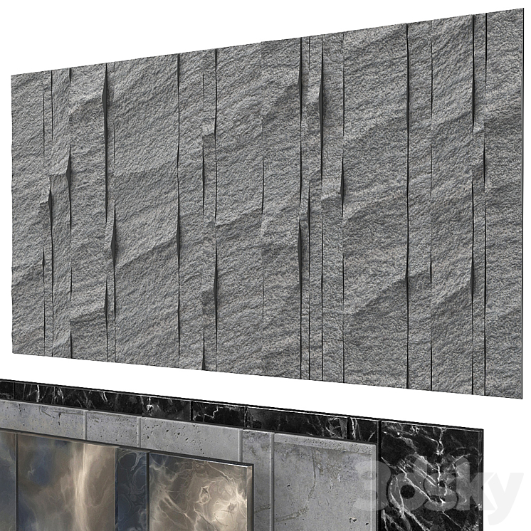 Decorative wall 279. 3DS Max - thumbnail 1