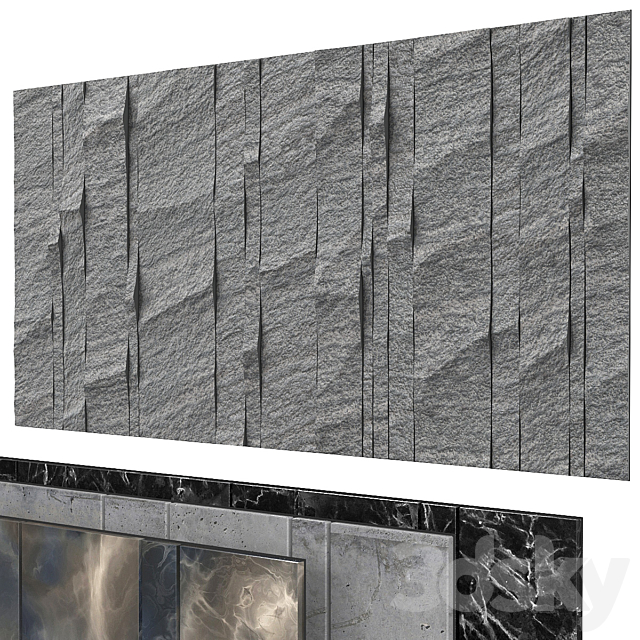 Decorative wall 279. 3DSMax File - thumbnail 1