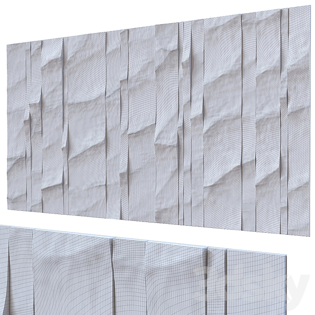 Decorative wall 279. 3DSMax File - thumbnail 5