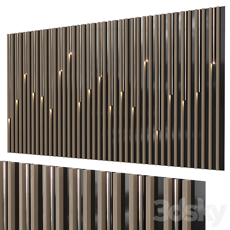 Decorative wall 295. 3DS Max - thumbnail 1