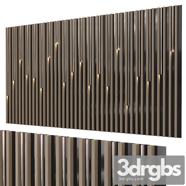 Decorative Wall 295. 3dsmax Download - thumbnail 1