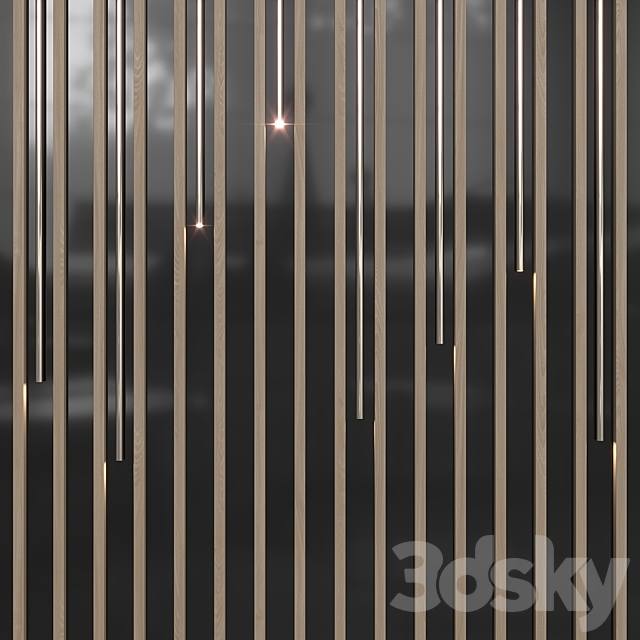 Decorative wall 295. 3DSMax File - thumbnail 2