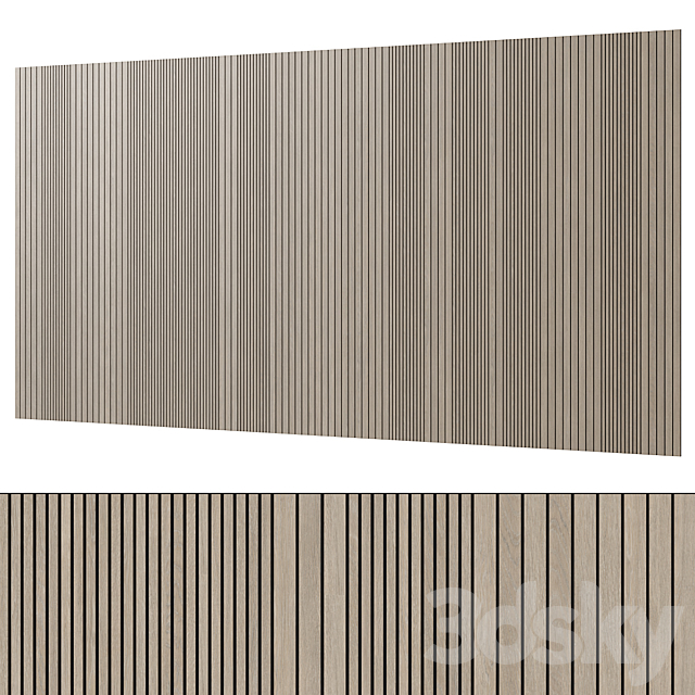 Decorative wall 308 3DS Max Model - thumbnail 3