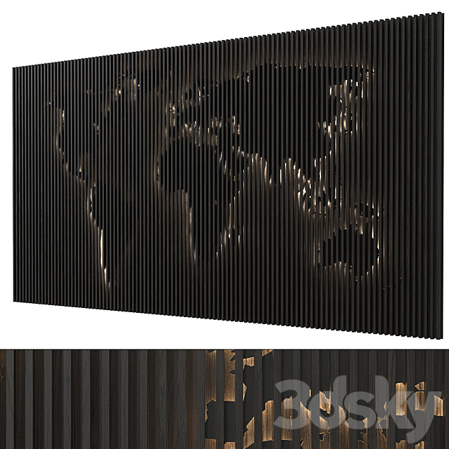 Decorative wall 3DSMax File - thumbnail 4