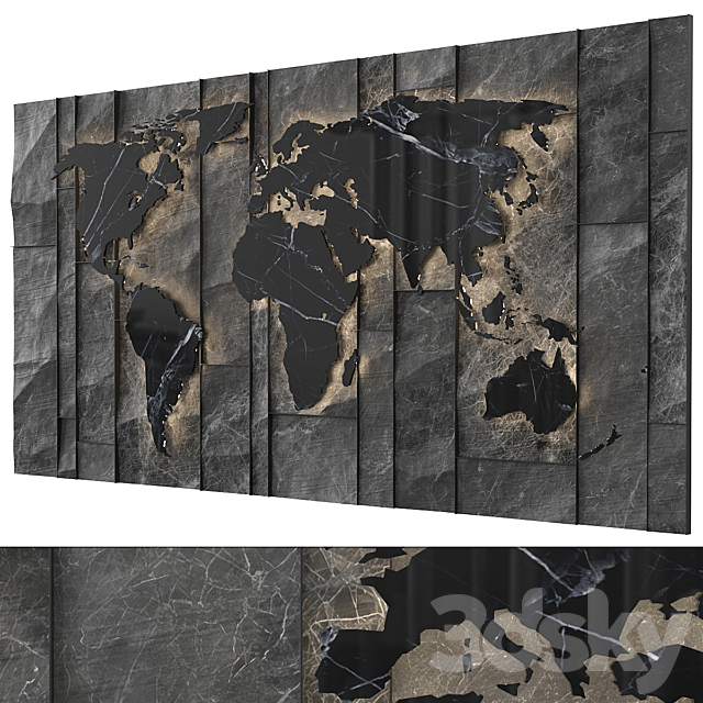 Decorative wall 3DSMax File - thumbnail 5