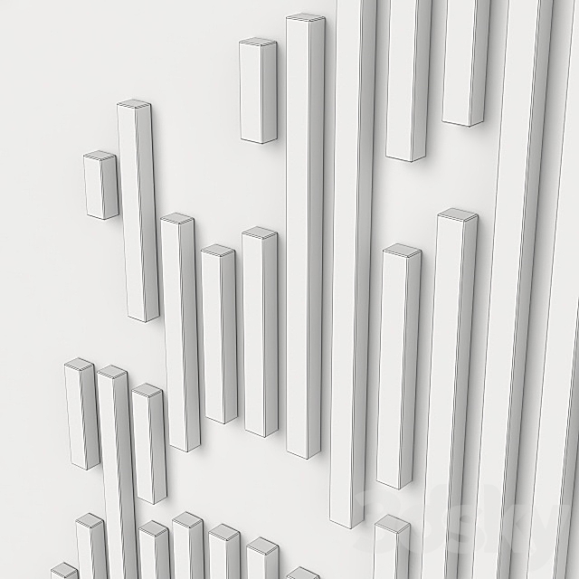 Decorative wall 7. 3DSMax File - thumbnail 3