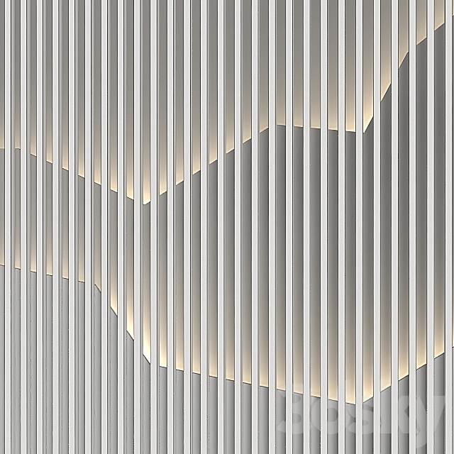 Decorative wall 78. 3DS Max Model - thumbnail 3