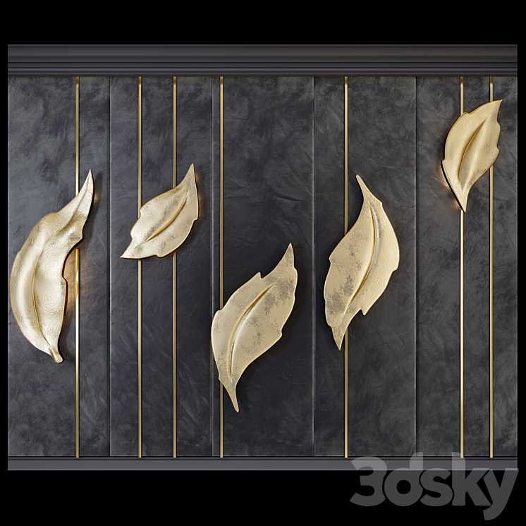 Decorative wall _ 63 3DS Max - thumbnail 1