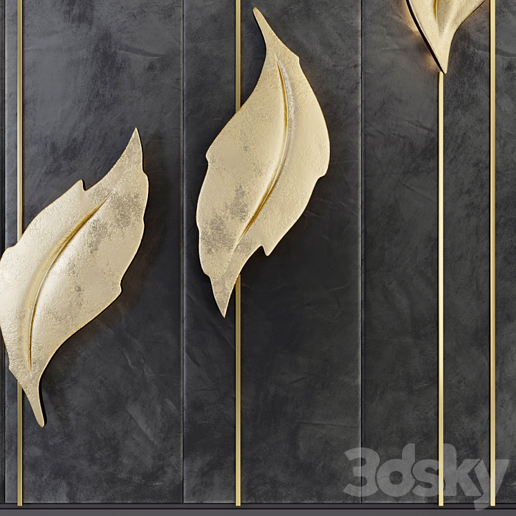 Decorative wall _ 63 3DS Max - thumbnail 2