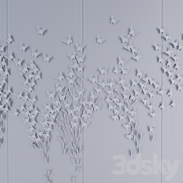 Decorative wall _ PN23 3DS Max Model - thumbnail 3