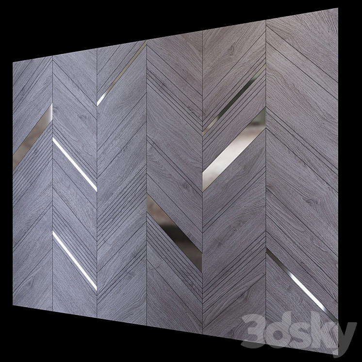 Decorative wall _ PN54 3DS Max - thumbnail 1