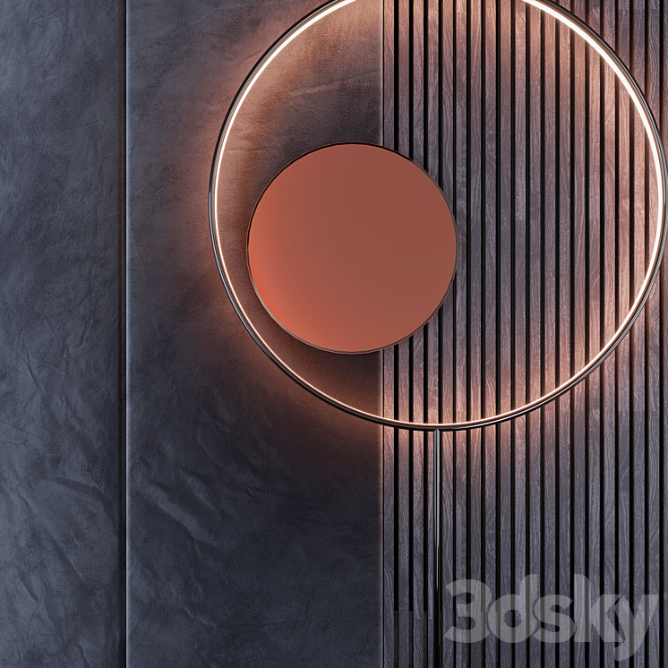 Decorative wall _ PN57 3DS Max - thumbnail 2