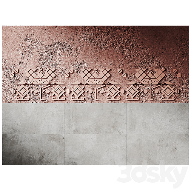 Decorative wall ART WALL 28 3ds Max - thumbnail 2