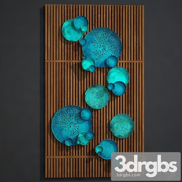 Decorative wall circular 3dsmax Download - thumbnail 1