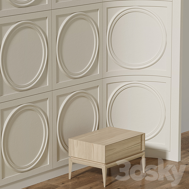 Decorative wall composition 70 3DS Max Model - thumbnail 4