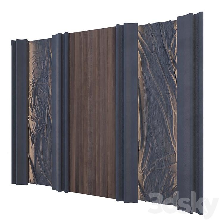 Decorative wall FI37 3DS Max Model - thumbnail 1