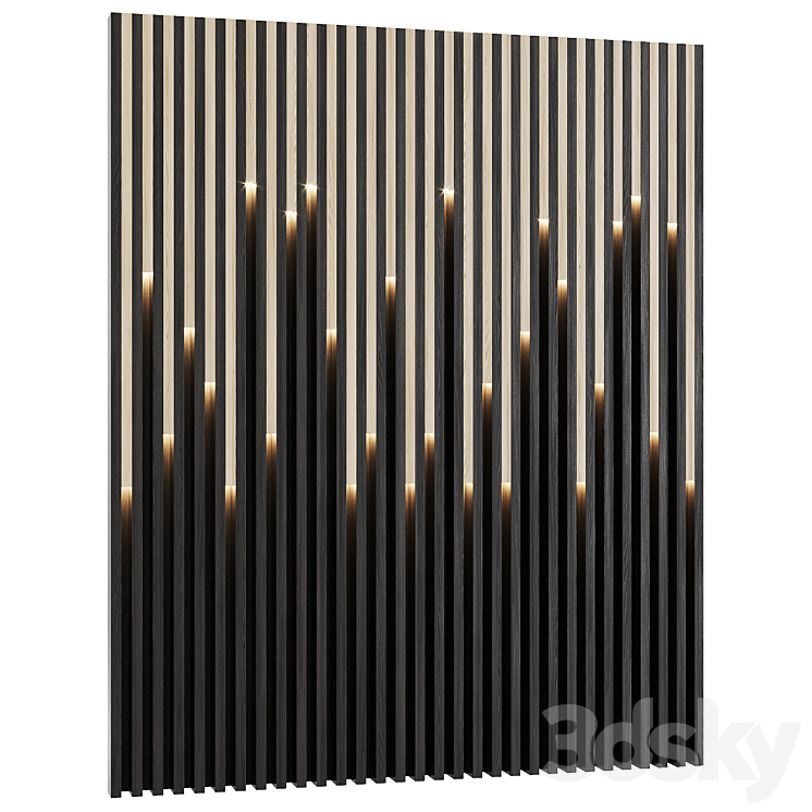 Decorative Wall panel 076 3DS Max Model - thumbnail 1