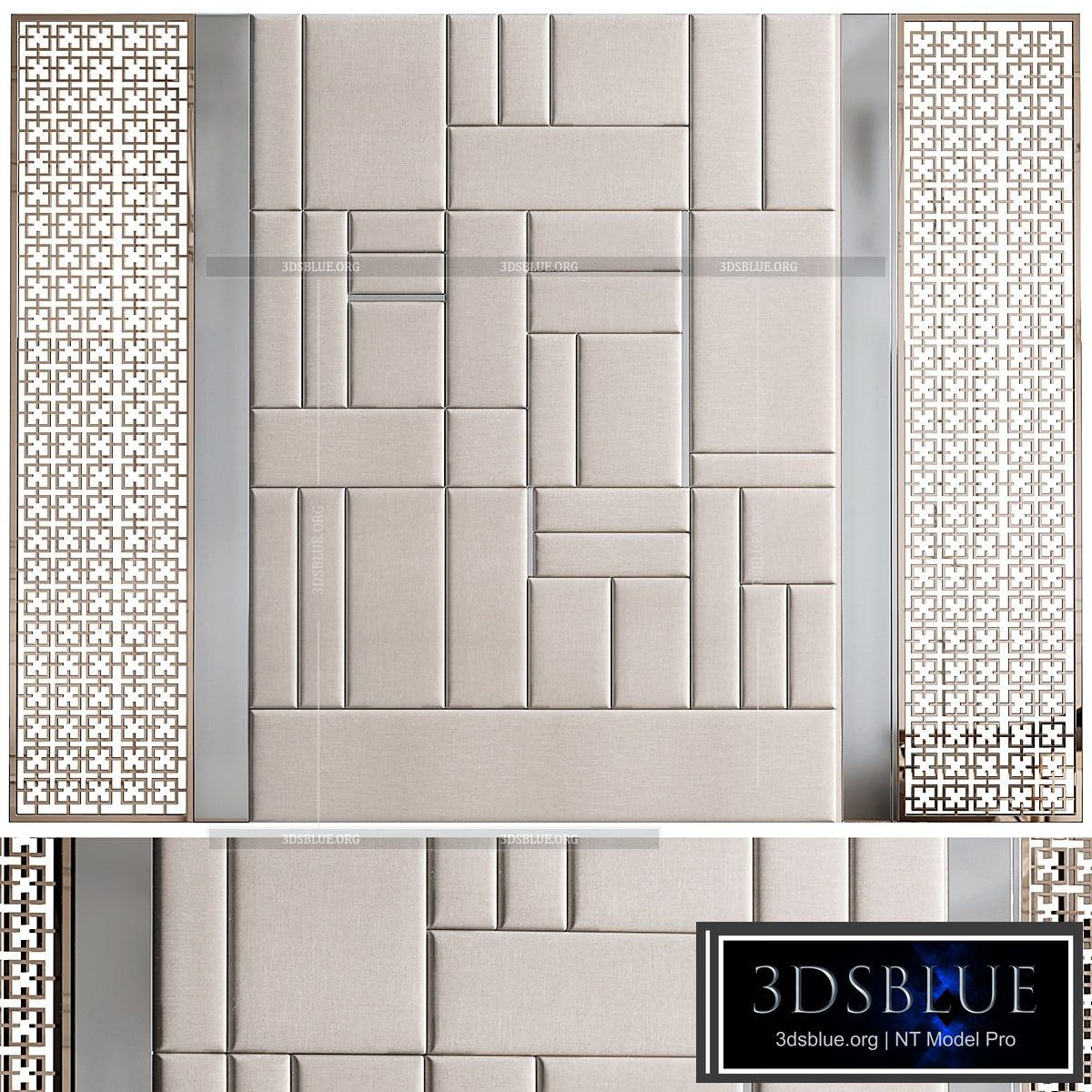 Decorative wall panel ?11 3DS Max - thumbnail 3