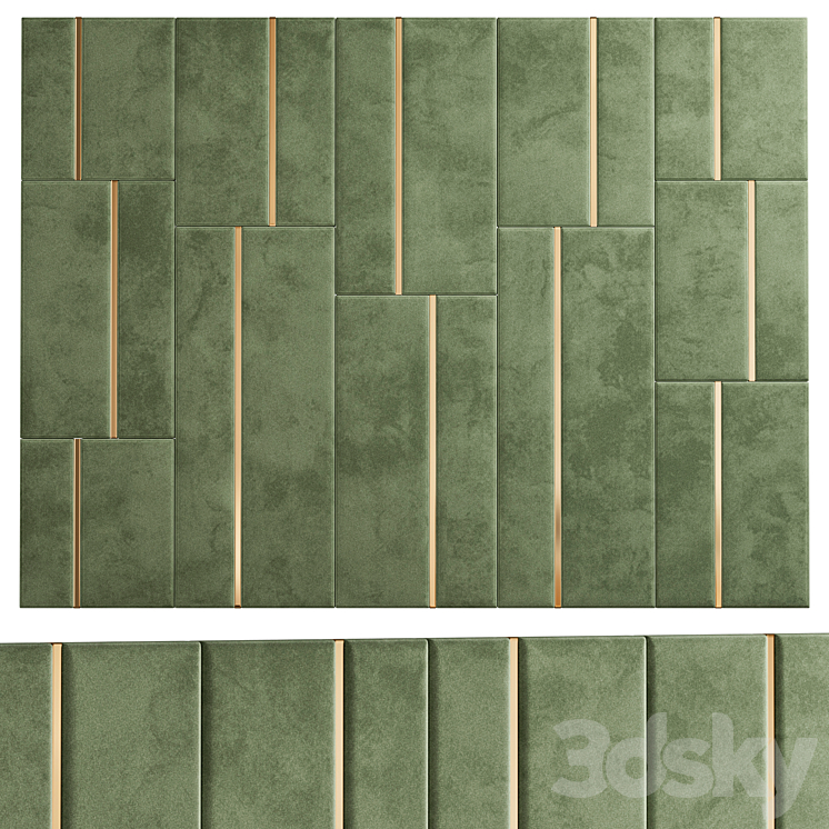 Decorative wall panel ?12 3DS Max - thumbnail 1