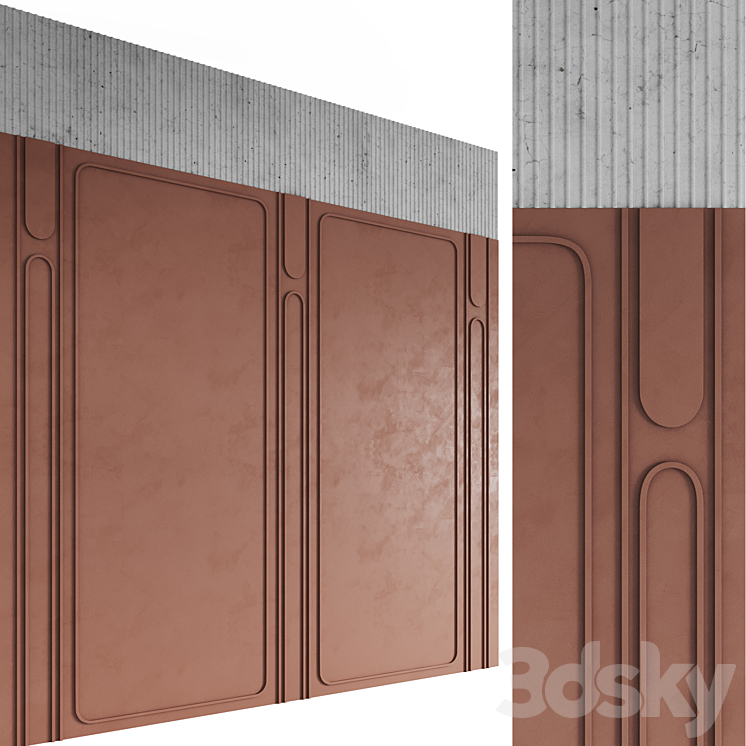 Decorative wall panel ?13 3DS Max - thumbnail 1