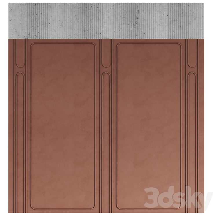 Decorative wall panel ?13 3DS Max - thumbnail 2