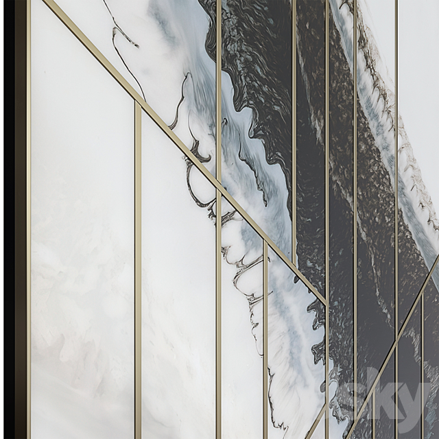 Decorative wall panel 26 3DSMax File - thumbnail 2