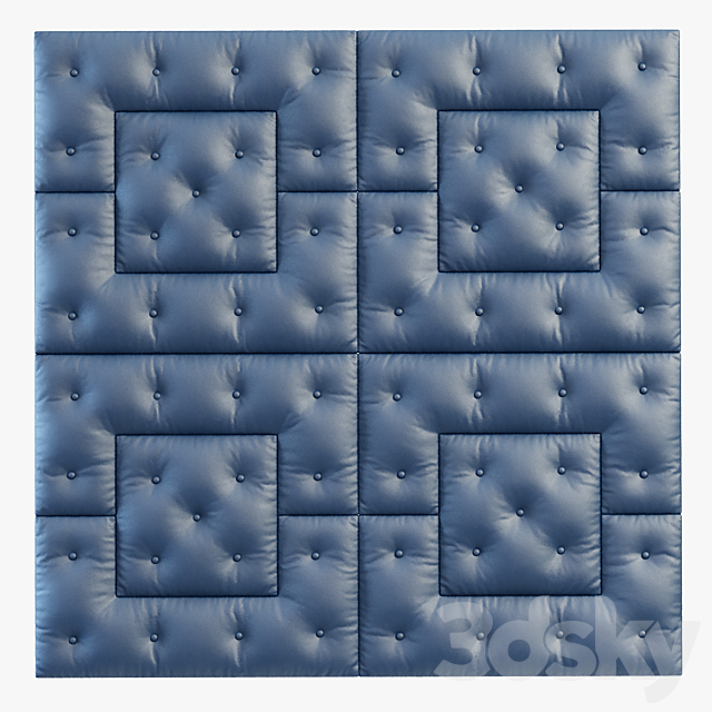 Decorative wall panel 3ds Max - thumbnail 1