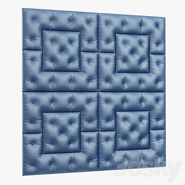 Decorative wall panel 3ds Max - thumbnail 2