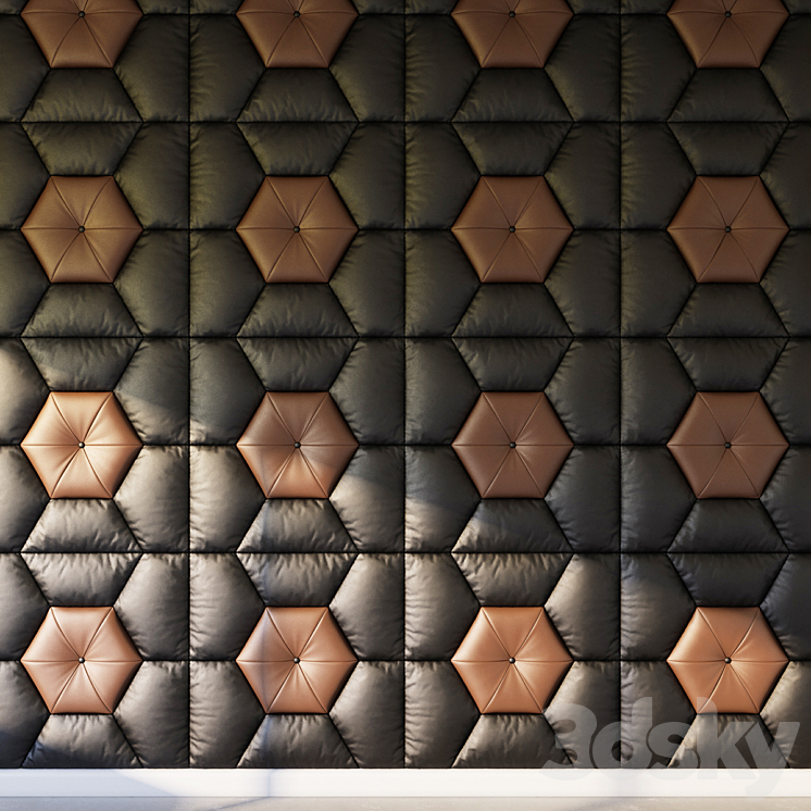 Decorative wall panel 3DS Max - thumbnail 1