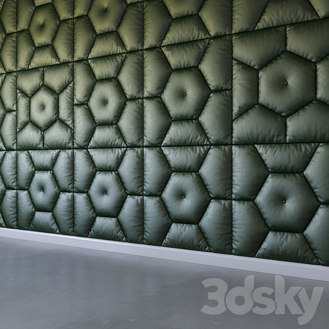 Decorative wall panel 3DS Max Model - thumbnail 2