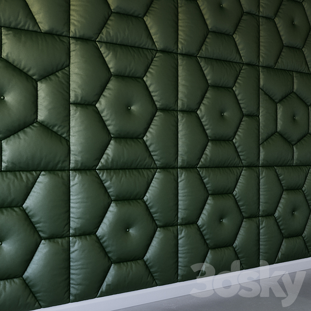 Decorative wall panel 3DS Max Model - thumbnail 3